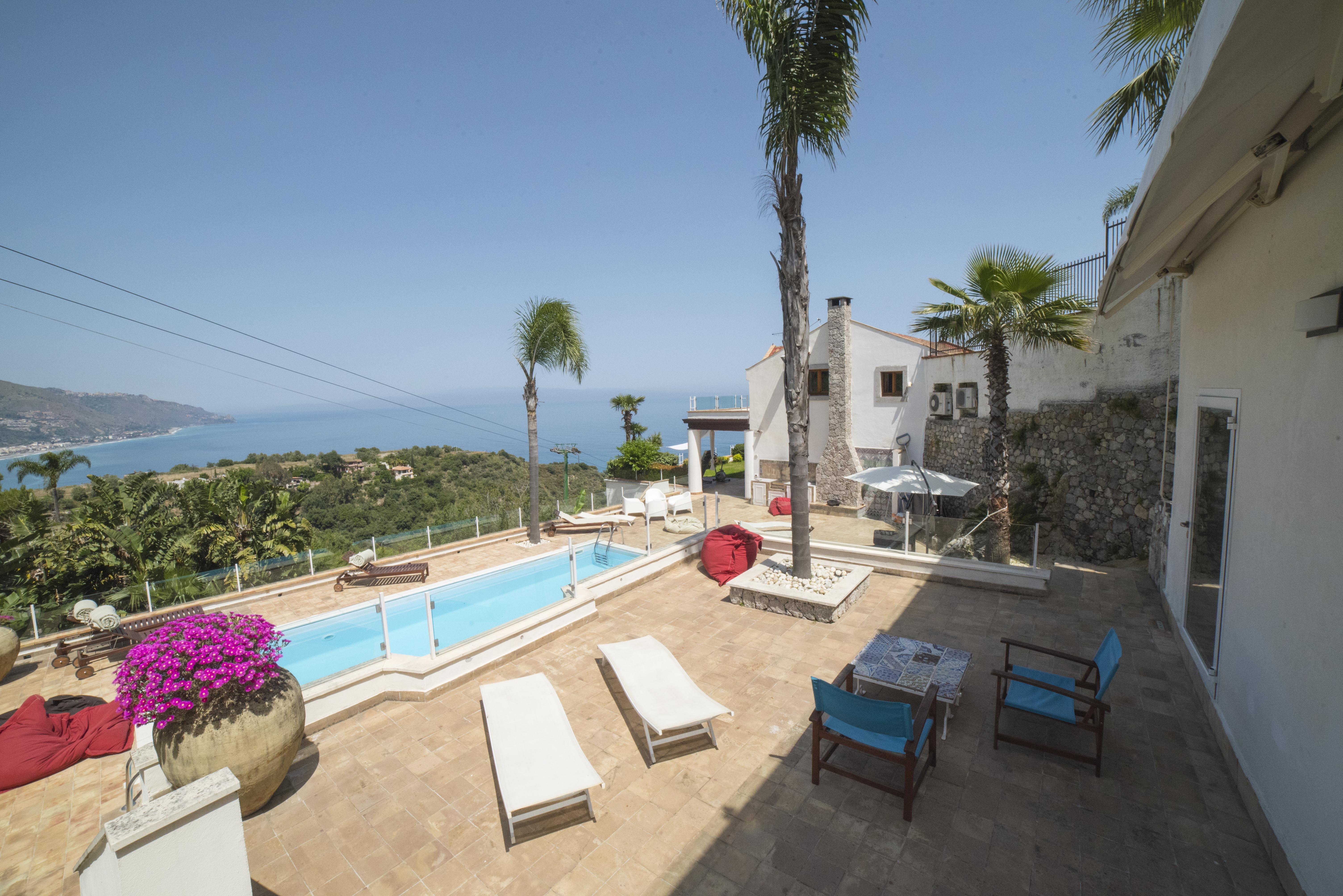 Villa Zagara Garden Spectacular Sea View In Taormina Bagian luar foto