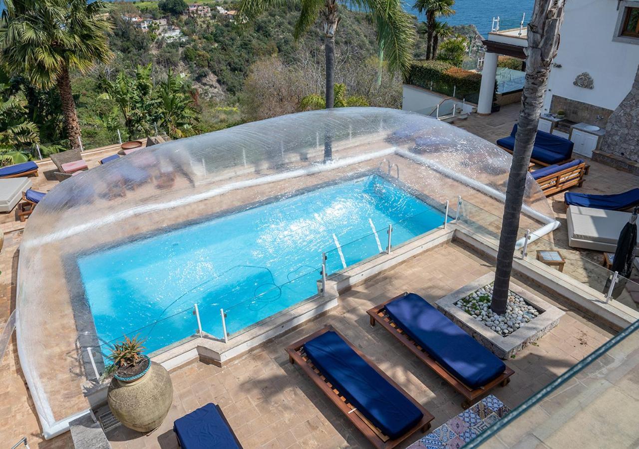 Villa Zagara Garden Spectacular Sea View In Taormina Bagian luar foto