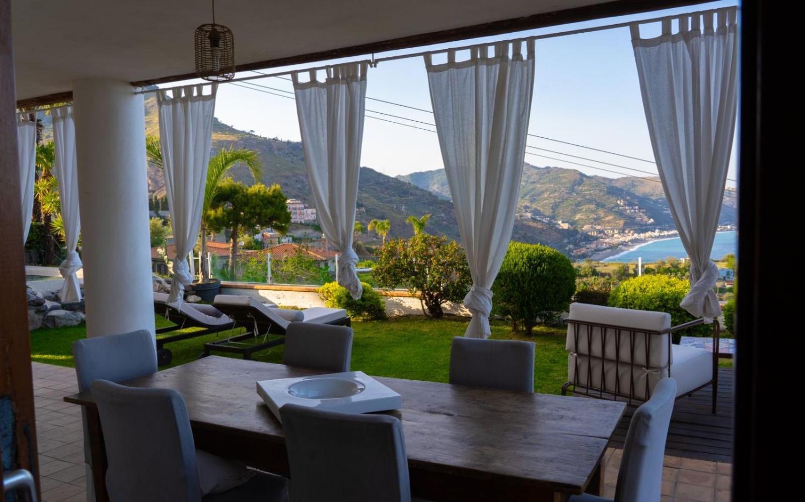 Villa Zagara Garden Spectacular Sea View In Taormina Bagian luar foto